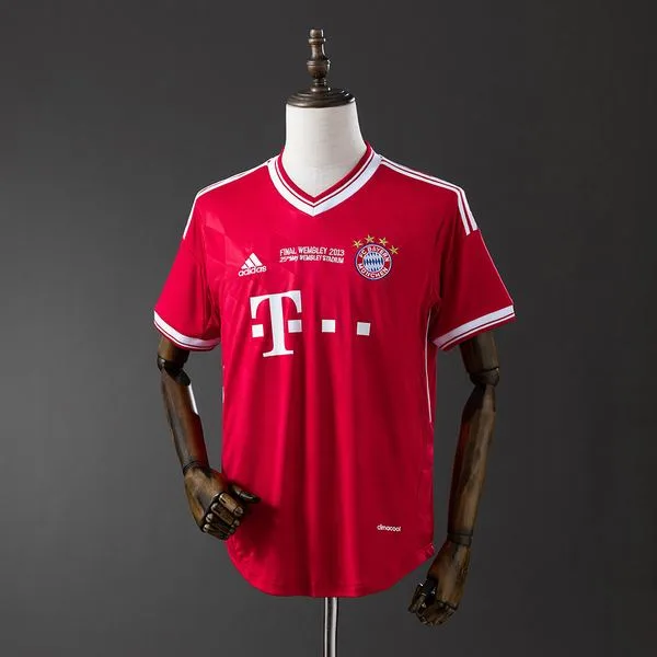 Camiseta de fútbol Bayern Munich 2013/14 LOCAL MANGA CORTA VERSION FAN